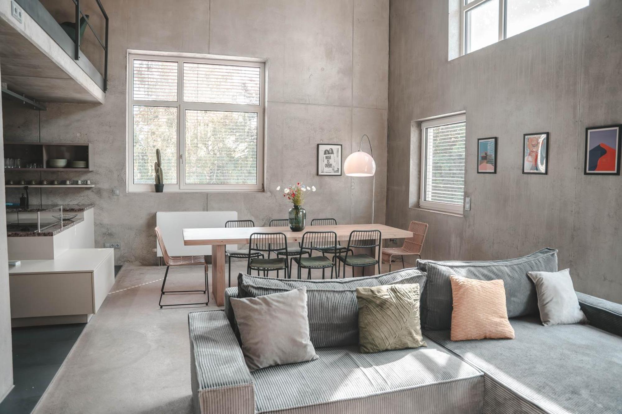 Апартаменты Sunset Club - Loft - 155 M2 Sichtbeton - Zentral Мемминген Экстерьер фото